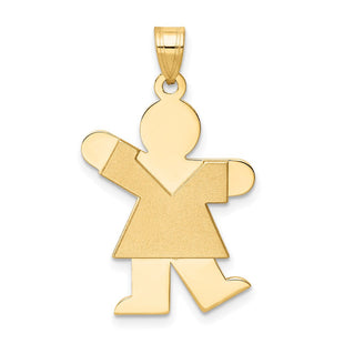 14K Girl Charm (Style XK112)