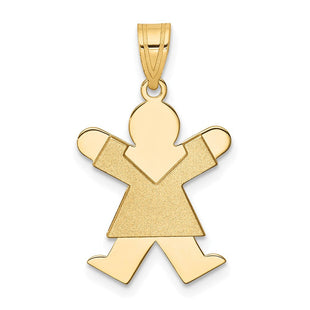 14K Girl Charm (Style XK116)