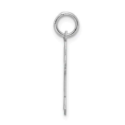 Sterling Silver Rhodium-plated Joy Kid Charm, 23 x 14mm