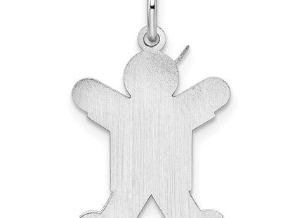 Sterling silver charm, another view