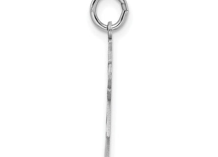 Sterling Silver Rhodium-plated Kiss Kid Charm (Style XK1211SS)