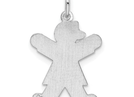 Sterling silver charm, another view