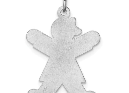 Sterling silver charm, another view