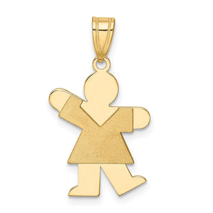 14K Girl Charm (Style XK212)