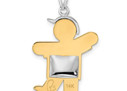 14k Two-tone Jewelry Style XK230 - Classique Jewelry Inc.