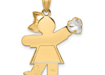 14k Yellow Gold Jewelry Style XK264APR - Classique Jewelry Inc.