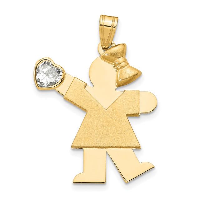 14k Yellow Gold Jewelry Style XK264APR - Classique Jewelry Inc.
