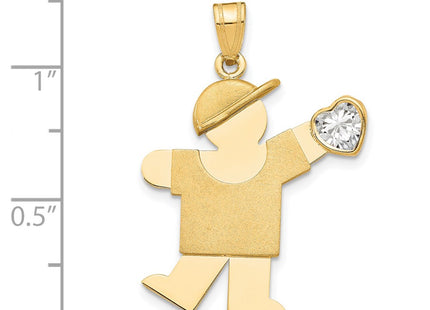 14k Yellow Gold Jewelry Style XK265APR - Classique Jewelry Inc.
