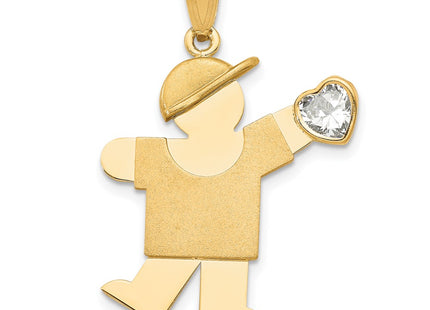 14k Yellow Gold Jewelry Style XK265APR - Classique Jewelry Inc.