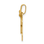 14K Solid Boy Facing Right and Girl Facing Left Engravable Charm view