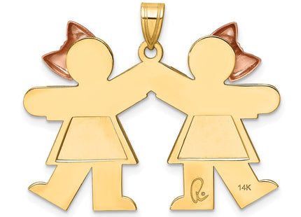 14k Two-tone Jewelry Style XK422 - Classique Jewelry Inc.
