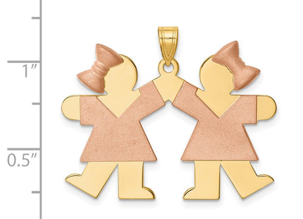 14k Two-tone Jewelry Style XK422 - Classique Jewelry Inc.