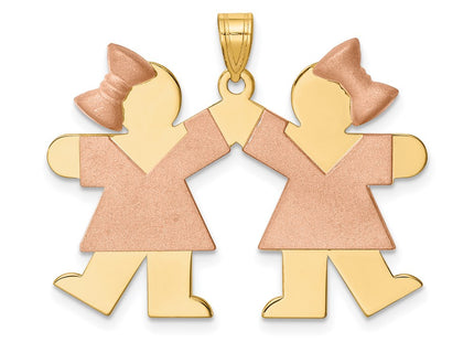 14k Two-tone Jewelry Style XK422 - Classique Jewelry Inc.