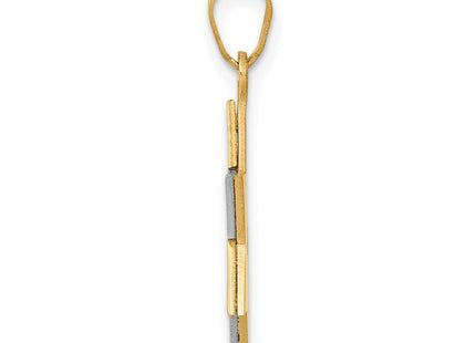 14k Two-tone Pendants Style XK686 - Classique Jewelry Inc.