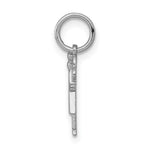 14K White Mini Girl Love Charm view
