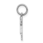 14K White Mini Boy Love Charm view
