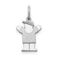 14K White Mini Boy Love Charm