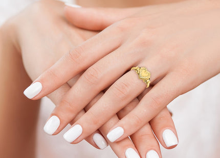 14k Yellow Gold Rings Style XL821 - Classique Jewelry Inc.