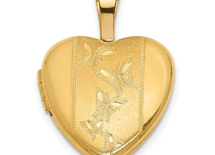 14K gold diamond locket pendants & charm