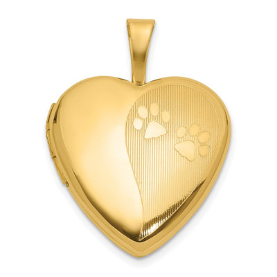 14K gold locket pendants & charm