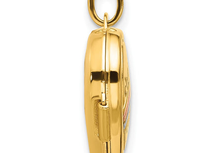 14k Yellow & Rhodium Jewelry Style XL853 - Classique Jewelry Inc.