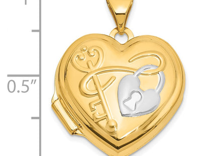 14k Yellow & Rhodium Jewelry Style XL859 - Classique Jewelry Inc.