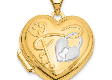 14k Yellow & Rhodium Jewelry Style XL859 - Classique Jewelry Inc.