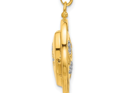 14k Yellow & Rhodium Jewelry Style XL861 - Classique Jewelry Inc.