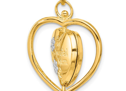 14k Yellow & Rhodium Jewelry Style XL861 - Classique Jewelry Inc.