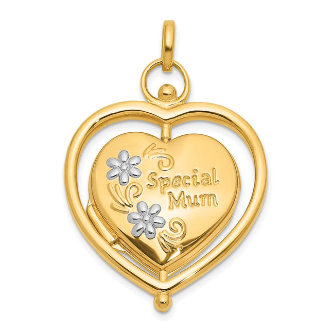14k Yellow & Rhodium Jewelry Style XL861 - Classique Jewelry Inc.