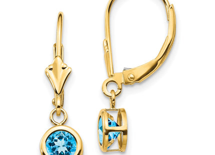 14k Yellow Gold Earrings Style XLB100BT - Classique Jewelry Inc.