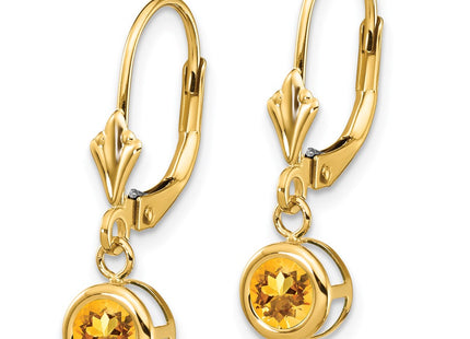 14k Yellow Gold Earrings Style XLB100CI - Classique Jewelry Inc.