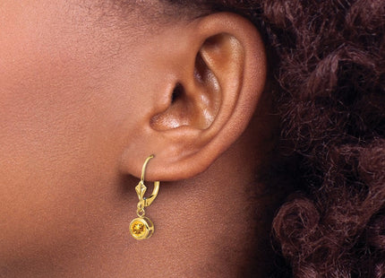 14k Yellow Gold Earrings Style XLB100CI - Classique Jewelry Inc.