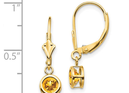 14k Yellow Gold Earrings Style XLB100CI - Classique Jewelry Inc.