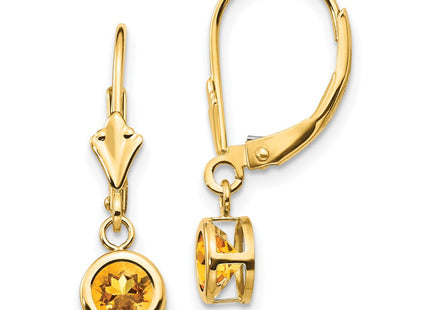 14k Yellow Gold Earrings Style XLB100CI - Classique Jewelry Inc.