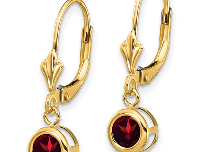 14k Yellow Gold Earrings Style XLB100GA - Classique Jewelry Inc.