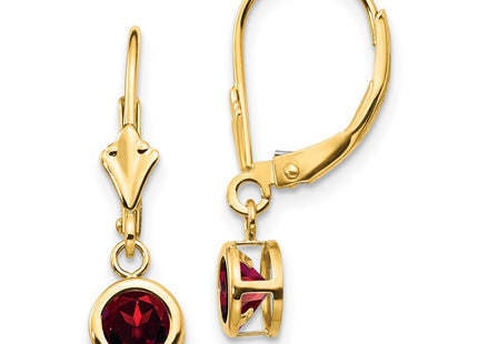 14k Yellow Gold Earrings Style XLB100GA - Classique Jewelry Inc.