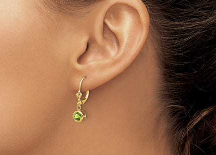 14k Yellow Gold Earrings Style XLB100PE - Classique Jewelry Inc.