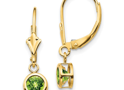 14k Yellow Gold Earrings Style XLB100PE - Classique Jewelry Inc.