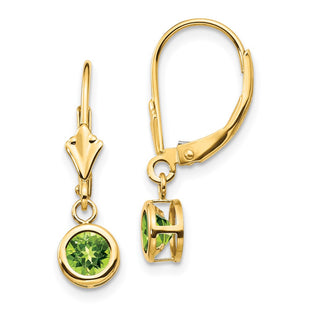14k Yellow Gold Earrings Style XLB100PE - Classique Jewelry Inc.