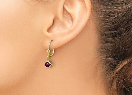 14k Yellow Gold Earrings Style XLB100RG - Classique Jewelry Inc.