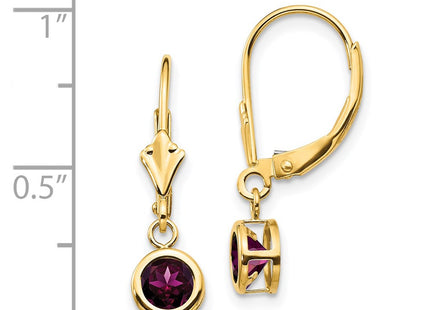 14k Yellow Gold Earrings Style XLB100RG - Classique Jewelry Inc.