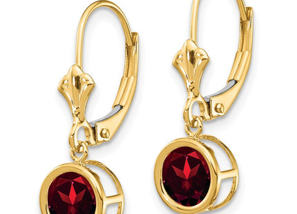 14k Yellow Gold Earrings Style XLB101GA - Classique Jewelry Inc.
