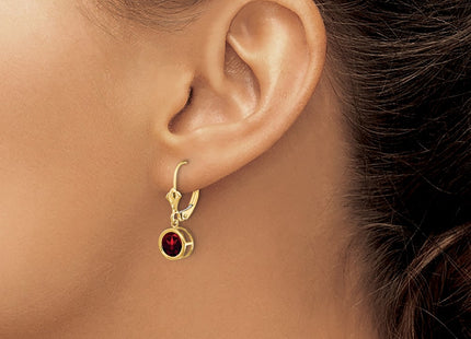 14k Yellow Gold Earrings Style XLB101GA - Classique Jewelry Inc.