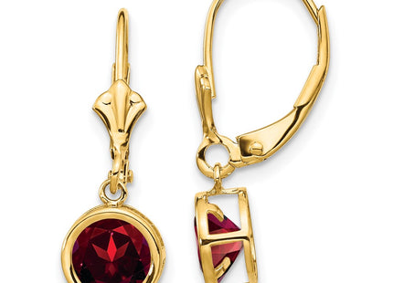 14k Yellow Gold Earrings Style XLB101GA - Classique Jewelry Inc.