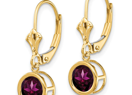 14k Yellow Gold Earrings Style XLB101RG - Classique Jewelry Inc.