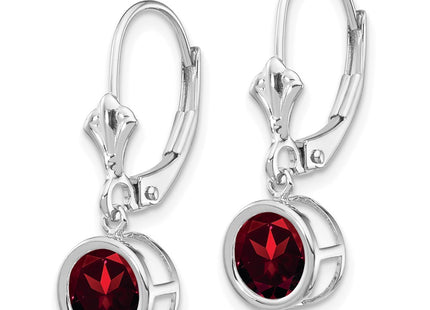 14k White Gold Earrings Style XLB101WGA - Classique Jewelry Inc.