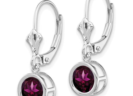 14k White Gold Earrings Style XLB101WRG - Classique Jewelry Inc.