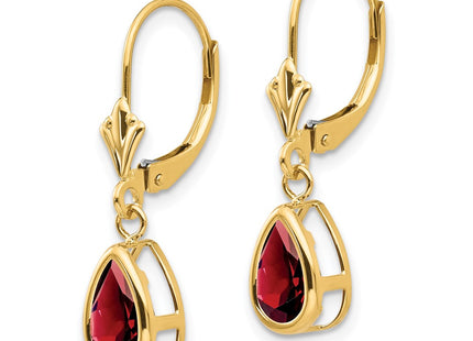 14k Yellow Gold Earrings Style XLB103GA - Classique Jewelry Inc.