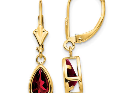 14k Yellow Gold Earrings Style XLB103GA - Classique Jewelry Inc.